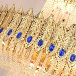 Designer Touch Decorative Crystal Pendant Light Luxury Decrative Ceiling Light 60cm