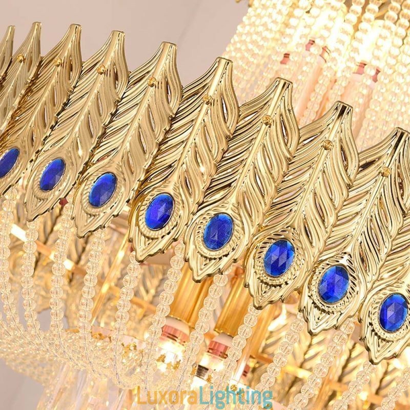 Designer Touch Decorative Crystal Pendant Light Luxury Decrative Ceiling Light 60cm