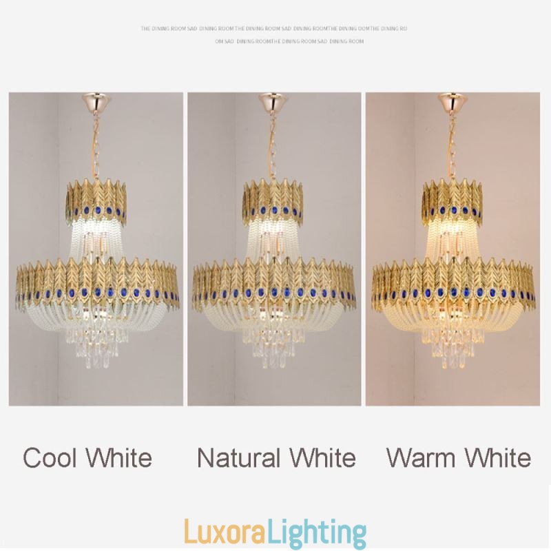 Designer Touch Decorative Crystal Pendant Light Luxury Decrative Ceiling Light 60cm