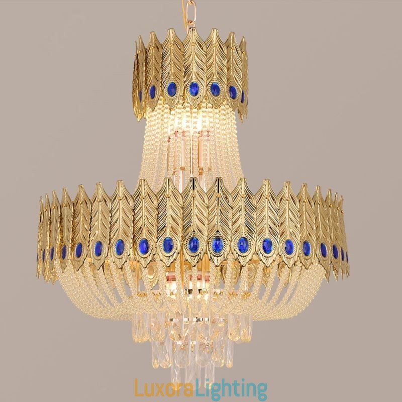 Designer Touch Decorative Crystal Pendant Light Luxury Decrative Ceiling Light 60cm