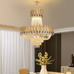 Designer Touch Decorative Crystal Pendant Light Luxury Decrative Ceiling Light 60cm
