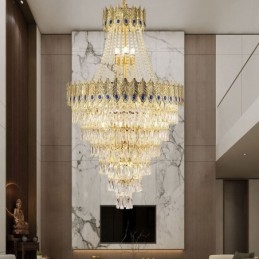 Designer Touch Decorative Crystal Pendant Light Sophisticated Luxury Decrative Hanging Light 80cm