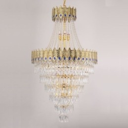 Designer Touch Decorative Crystal Pendant Light Sophisticated Luxury Decrative Hanging Light 80cm