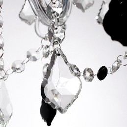 Designer Touch Decorative Rustic Lodge Crystal Others Glass Chandelier