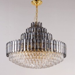 Designer Touch Decorative Crystal Pendant Light Four Layers Luxury Decrative Ceiling Light 80cm