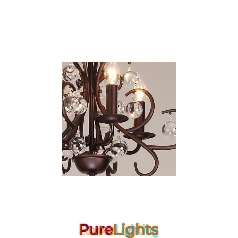 Designer Touch Decorative Traditional Classic Painting Metal Chandelier