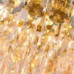 Designer Touch Decorative Crystal Pendant Light Rectangular Luxury Decrative Ceiling Light 100cm