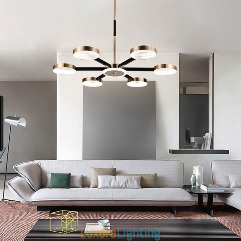 Designer Touch Decorative Pendant Light Minimalist Seven Headed Circle Ceiling Light