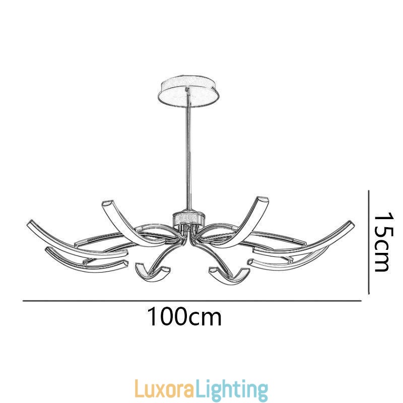 Designer Touch Decorative Pendant Light Minimalist Transformable Ceiling Light