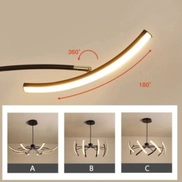 Designer Touch Decorative Pendant Light Minimalist Transformable Ceiling Light
