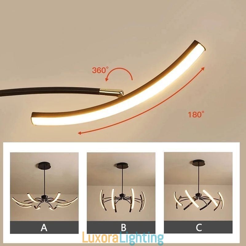 Designer Touch Decorative Pendant Light Minimalist Transformable Ceiling Light