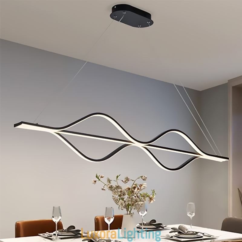 Designer Touch Decorative Pendant Minimalist Light Wave Ceiling Light