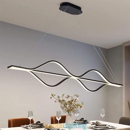 Designer Touch Decorative Pendant Minimalist Light Wave Ceiling Light