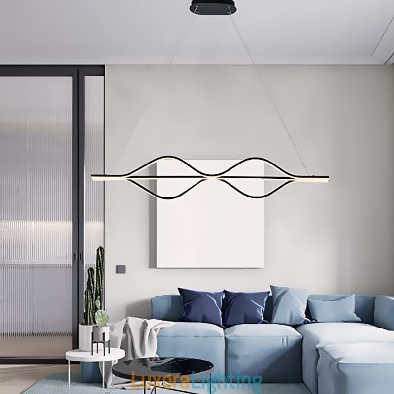Designer Touch Decorative Pendant Minimalist Light Wave Ceiling Light