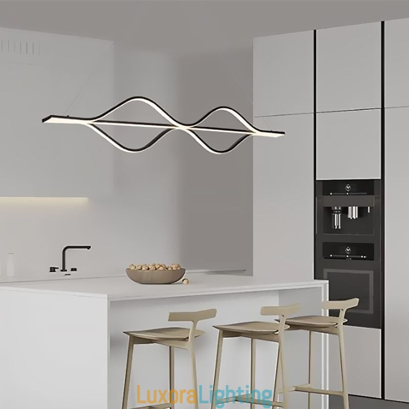 Designer Touch Decorative Pendant Minimalist Light Wave Ceiling Light