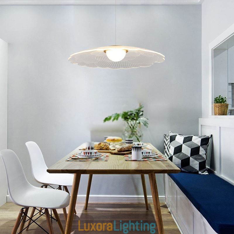 Designer Touch Decorative Pendant Light Acrylic Flower Pan Ceiling Light