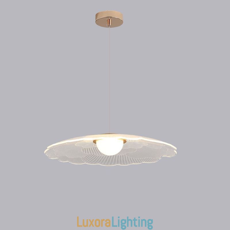 Designer Touch Decorative Pendant Light Acrylic Flower Pan Ceiling Light