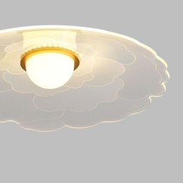Designer Touch Decorative Pendant Light Acrylic Flower Pan Ceiling Light