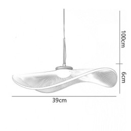 Designer Touch Decorative Pendant Light Acrylic Lotus Leaf Ceiling Light