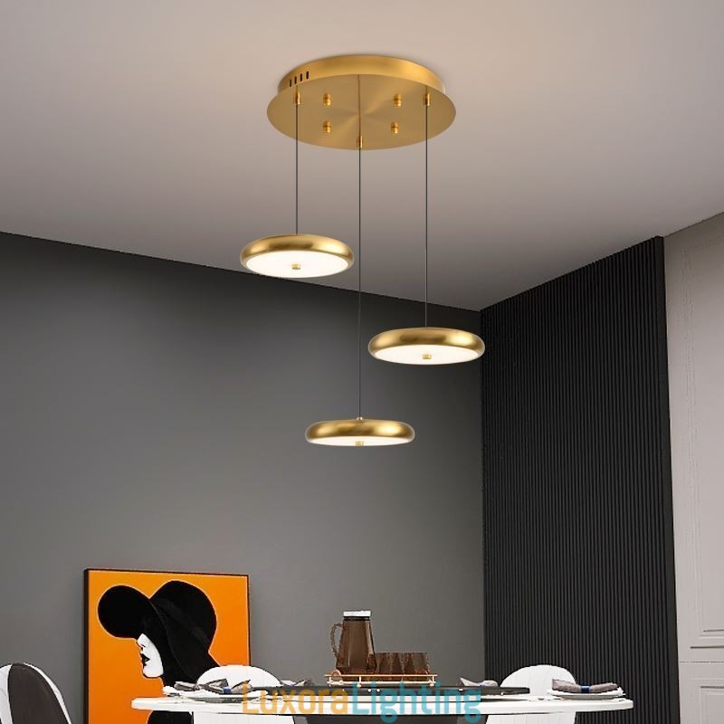 Designer Touch Decorative Pendant Light Three Head Light Round Hanging Light