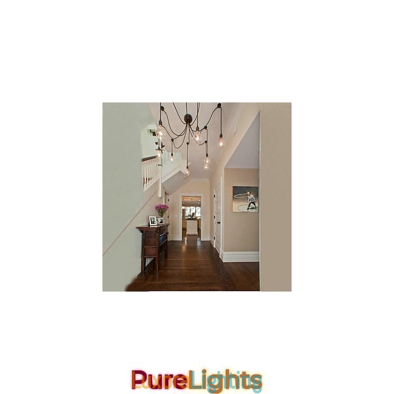 Designer Touch Decorative Bulb Chandelier Rural Contracted Style Of North America