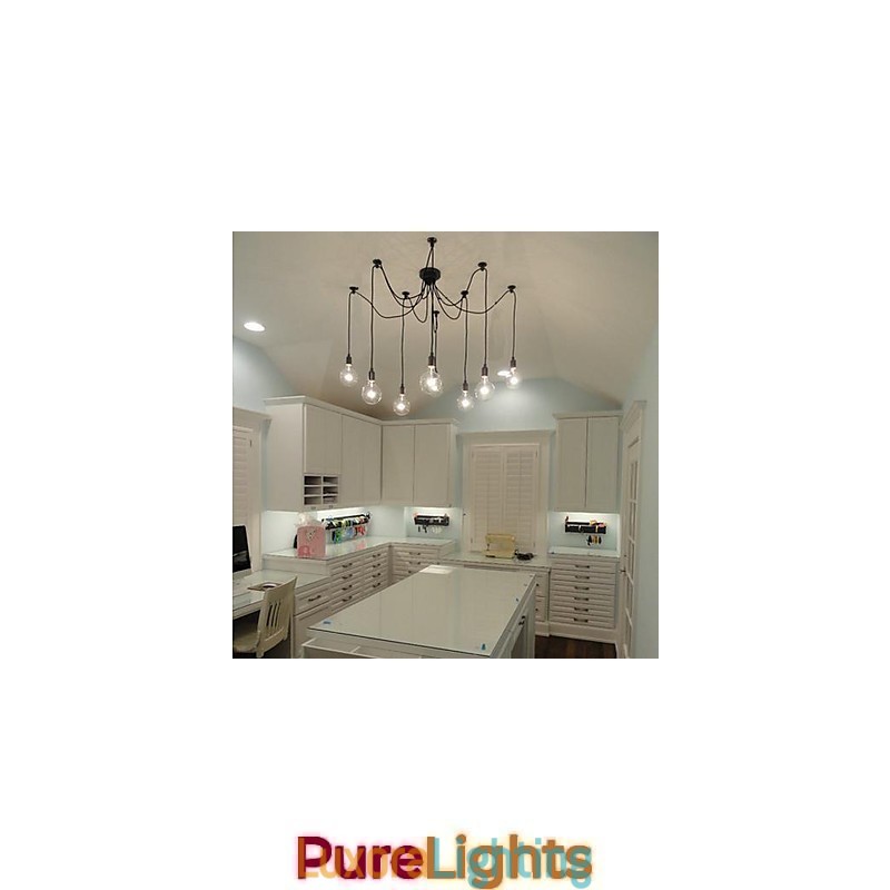 Designer Touch Decorative Bulb Chandelier Rural Contracted Style Of North America