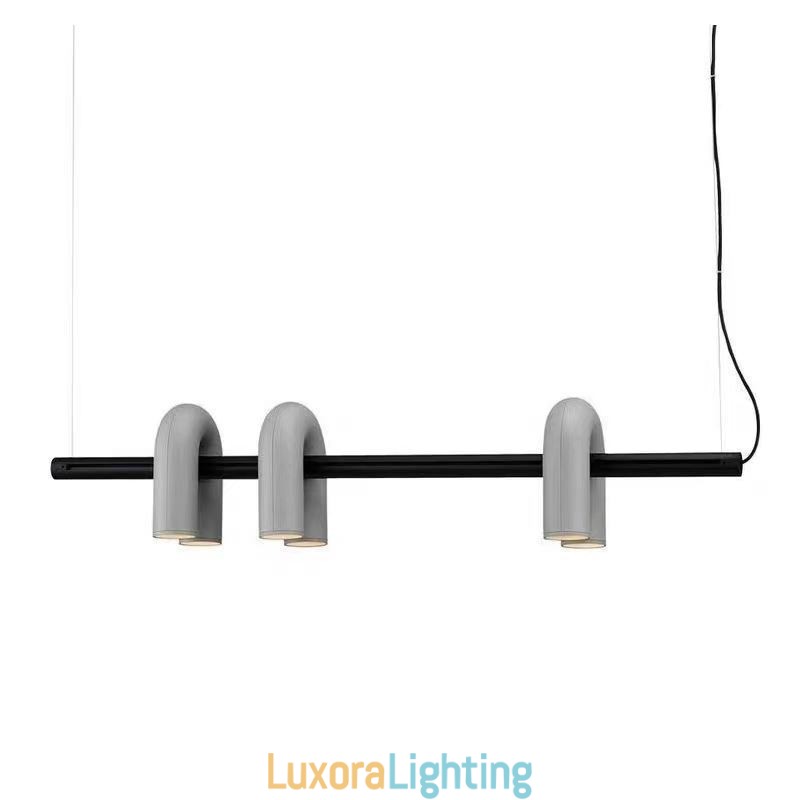 Designer Touch Decorative Ceiling Light Wrought Iron U shaped Pendant Light Rotating Shade