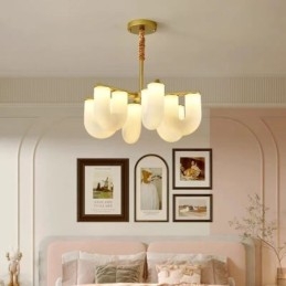 Designer Touch Decorative U Shaped Chandelier French Cream Style Pendant Light