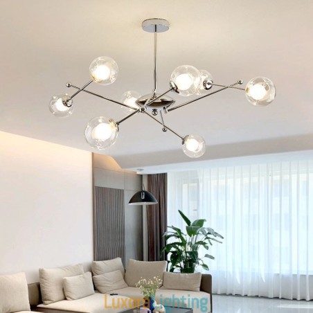 Designer Touch Decorative Glass Pendant Light European Style Simple Magic Beans Ceiling Light