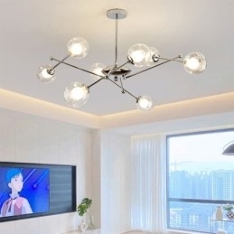 Designer Touch Decorative Glass Pendant Light European Style Simple Magic Beans Ceiling Light