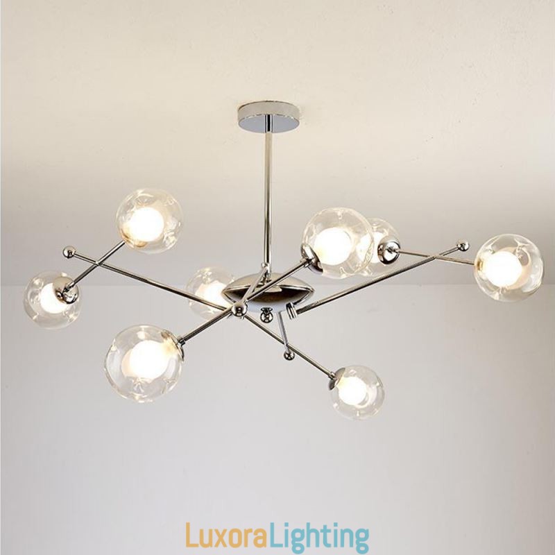 Designer Touch Decorative Glass Pendant Light European Style Simple Magic Beans Ceiling Light