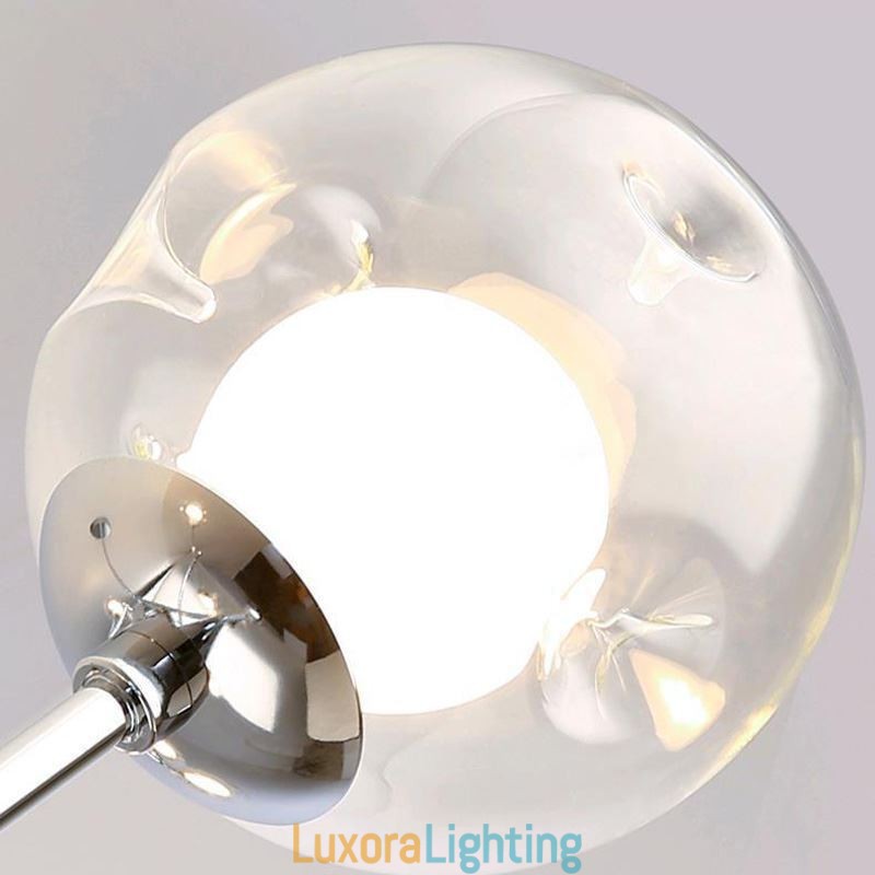 Designer Touch Decorative Glass Hanging Light European Magic Bean Pendant Light 4 Lights