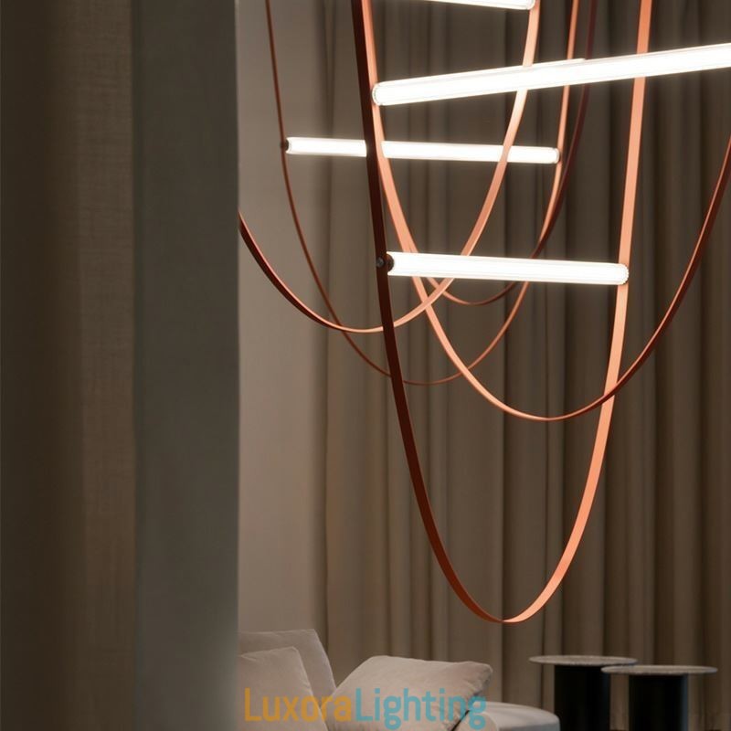 Designer Touch Decorative European Pendant Light Wabi Sabi Style Belt Light