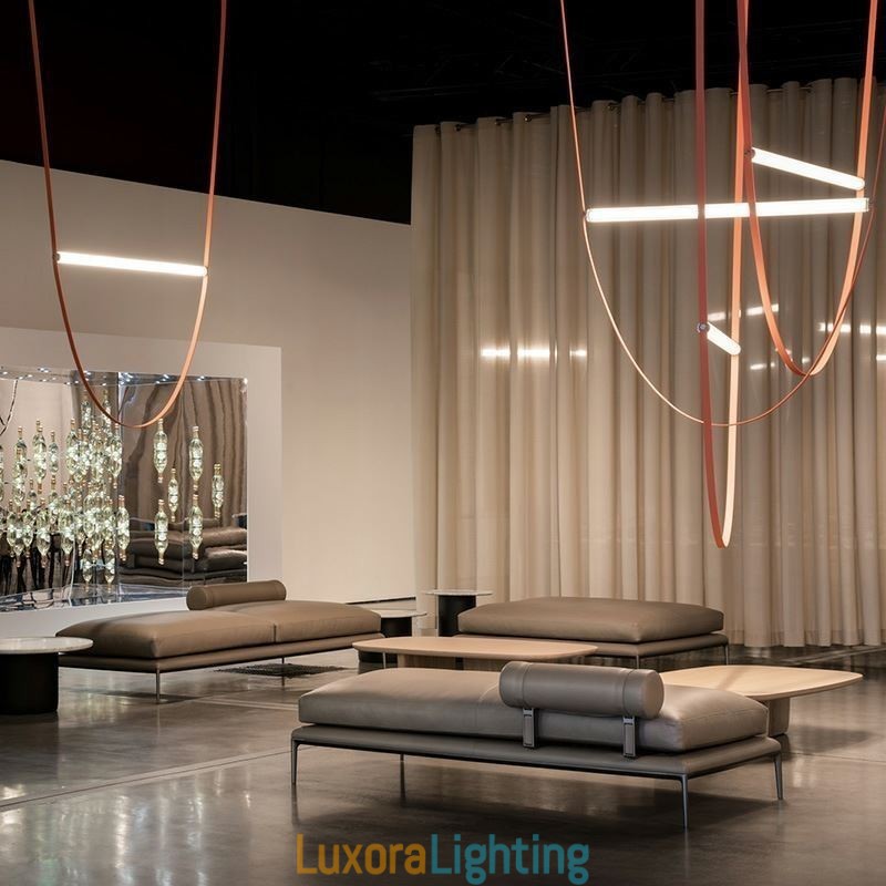 Designer Touch Decorative European Pendant Light Wabi Sabi Style Belt Light