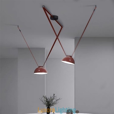 Designer Touch Decorative Belt Pendant Light European Simple Wabi Sabi Style Belt Ceiling Light