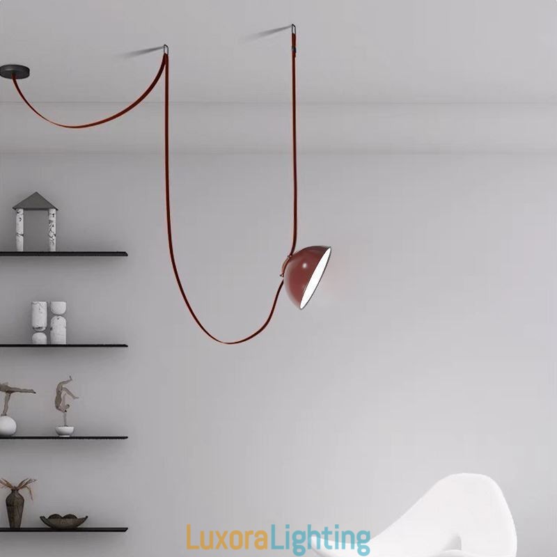 Designer Touch Decorative Belt Pendant Light European Simple Wabi Sabi Style Belt Ceiling Light