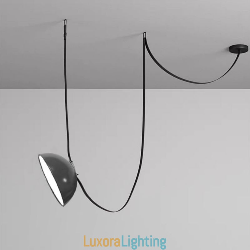 Designer Touch Decorative Belt Pendant Light European Simple Wabi Sabi Style Belt Ceiling Light