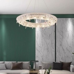 Designer Touch Decorative Crystal Pendant Light Modern Light Luxury Ceiling Light