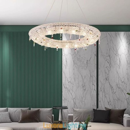 Designer Touch Decorative Crystal Pendant Light Modern Light Luxury Ceiling Light