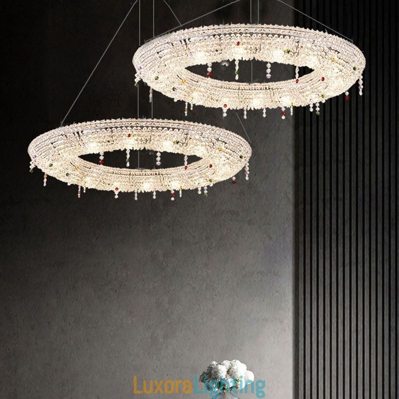 Designer Touch Decorative Crystal Pendant Light Modern Light Luxury Ceiling Light