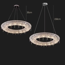 Designer Touch Decorative Crystal Pendant Light Modern Light Luxury Ceiling Light
