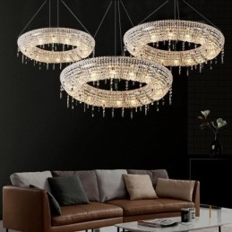 Designer Touch Decorative Crystal Pendant Light Modern Light Luxury Ceiling Light
