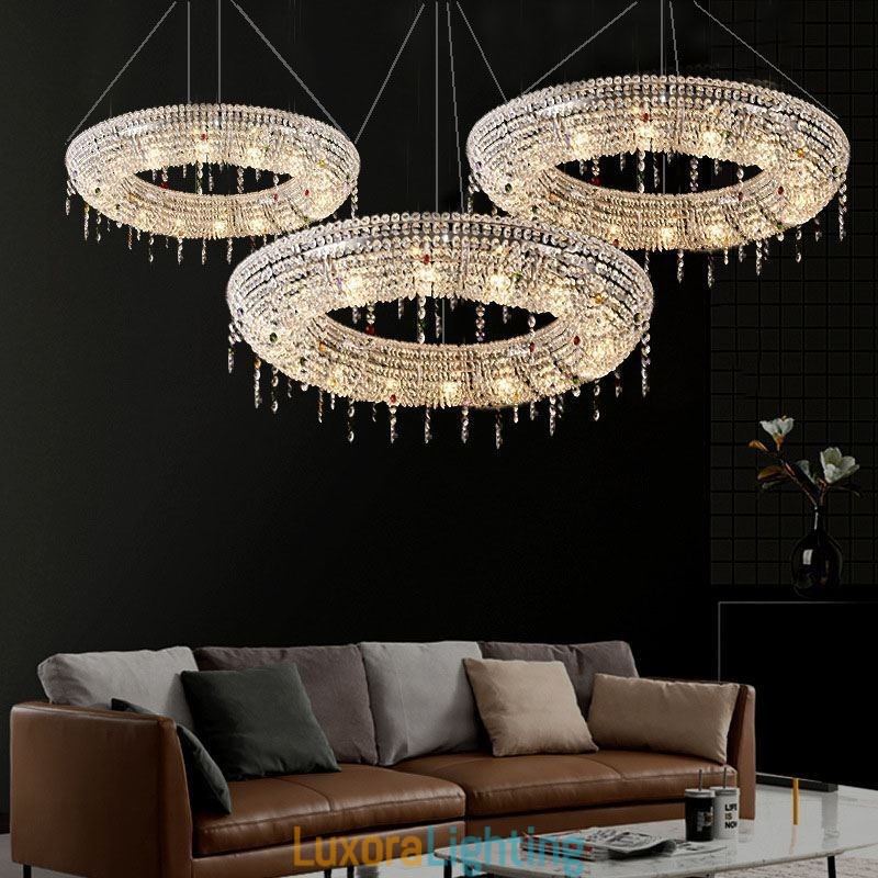 Designer Touch Decorative Crystal Pendant Light Modern Light Luxury Ceiling Light