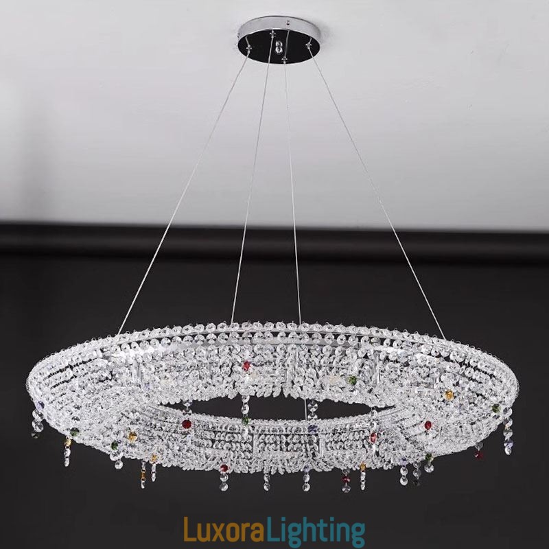 Designer Touch Decorative Crystal Pendant Light Modern Light Luxury Ceiling Light