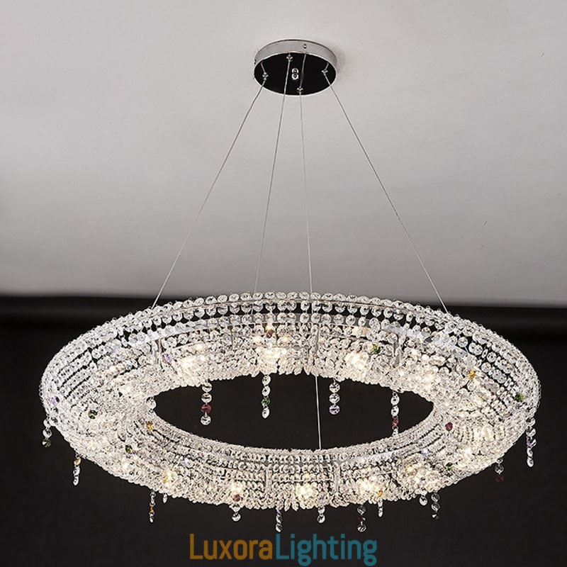 Designer Touch Decorative Crystal Pendant Light Modern Light Luxury Ceiling Light