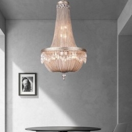 Designer Touch Decorative Tassel Pendant Light Retro American Duplex Aluminum Chain Ceiling Light