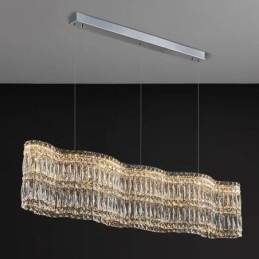 Designer Touch Decorative Long Crystal Pendant Light Luxury Decoration Ceiling Light