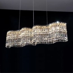 Designer Touch Decorative Long Crystal Pendant Light Luxury Decoration Ceiling Light