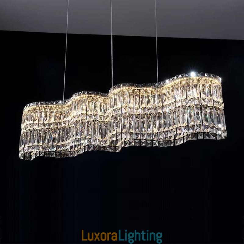 Designer Touch Decorative Long Crystal Pendant Light Luxury Decoration Ceiling Light