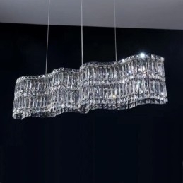 Designer Touch Decorative Long Crystal Pendant Light Luxury Decoration Ceiling Light